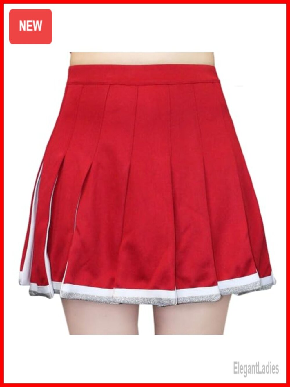 Women's Cheerleading Pleated Skirt 100% Polyester A-Line Uniform